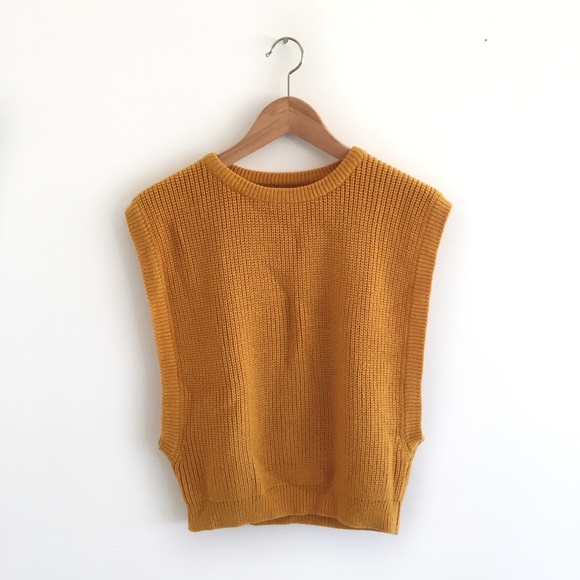 boxy sweater vest